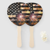 Schweißzangen und Flammen Fächer (Vorne und Hinten)