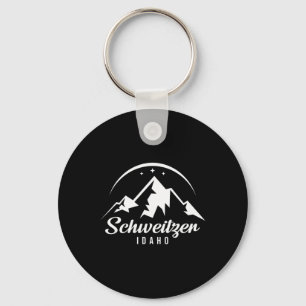 Schweitzer Idaho Skigebiet Skifahren Snowboarden Schlüsselanhänger