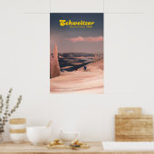 Schweitzer Mountain Resort Reiseplakat Poster (Küche)