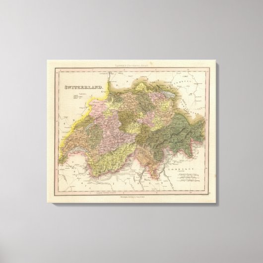 Schweiz 13 leinwanddruck (Vorderseite)