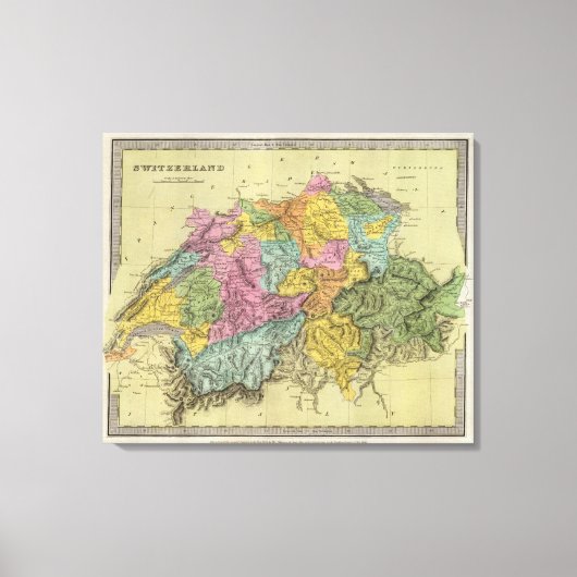 Schweiz 14 leinwanddruck (Vorderseite)