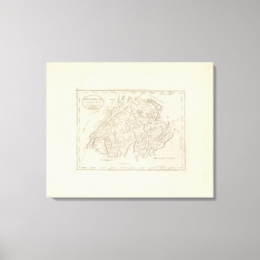 Schweiz 15 leinwanddruck (Vorderseite)
