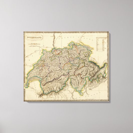 Schweiz 18 leinwanddruck (Vorderseite)