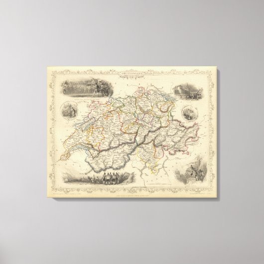 Schweiz 18 leinwanddruck (Vorderseite)