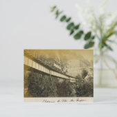 Schweiz 1908, Rigibahn, Vitznau Postkarte (Stehend Vorderseite)