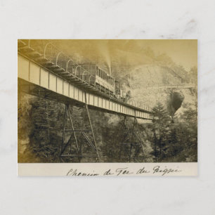 Schweiz 1908, Rigibahn, Vitznau Postkarte