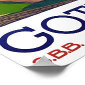 " Schweiz: 1914 - Gotthard Linie SBB Reise Werbe Poster (Ecke)