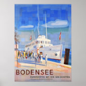 " Schweiz. 1948 - Bodensee Rundfahrten Reise Poster (Vorne)