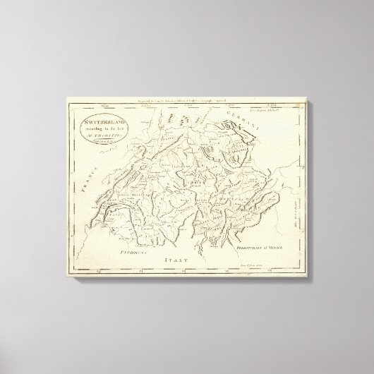 Schweiz 19 leinwanddruck (Vorderseite)