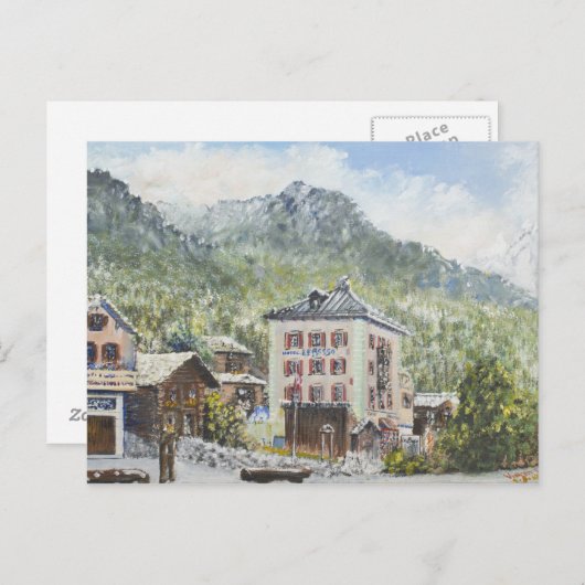 Schweiz. 2007 postkarte (Vorne/Hinten)