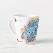 " Schweiz: 2021/heute - 26 Kantone  Milchtasse (Linke Ecke)