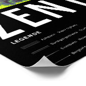 " Schweiz: 2021/heute - Zentralschweiz Panorama Poster (Ecke)