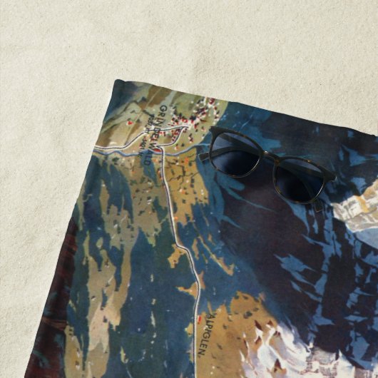 " Schweiz: 2021 - Jungfraujoch Panorama ... Tasse Strandtuch (Beispiel)