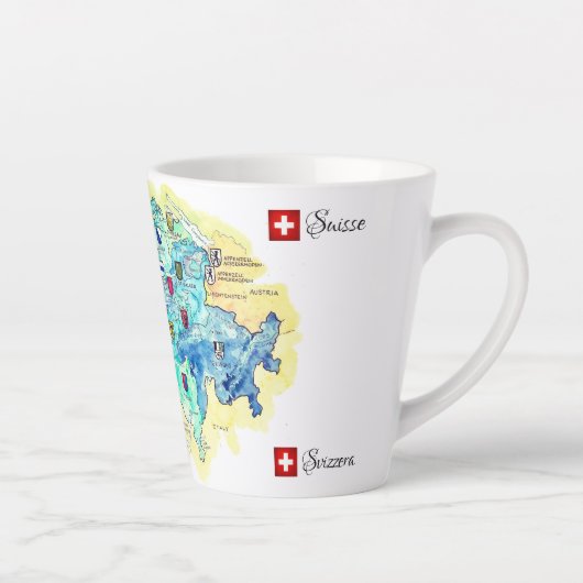 " Schweiz: 2022/heute - 26 Kantone... Milchtasse (Rechts)
