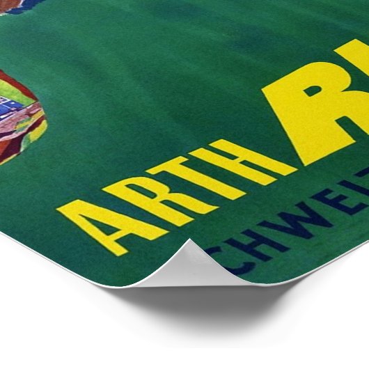 " Schweiz: 2022/heute - Arth Rigi Bahn Sommer ... Poster (Ecke)