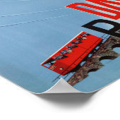 " Schweiz: 2022/heute - Davos Parsenn Bahn Reise Poster (Ecke)