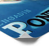 " Schweiz: 2022/heute Engadin - Pontresina Winter Poster (Ecke)