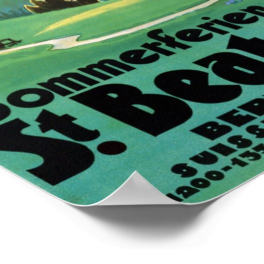 " Schweiz: 2022/heute Kt. Bern - St. Beatenberg... Poster (Ecke)