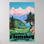 " Schweiz: 2022/heute Kt. Bern - St. Beatenberg... Poster (Vorne)