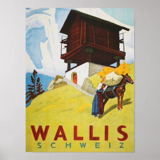" Schweiz: 2022/heute - Kt. Wallis Sommer Reise... Poster (Vorne)