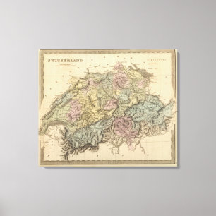 Schweiz 20 leinwanddruck