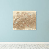 Schweiz 24 leinwanddruck (Insitu (Holzboden))