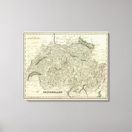 Schweiz 25 leinwanddruck (Vorderseite)