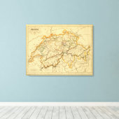 Schweiz 4 leinwanddruck (Insitu (Holzboden))