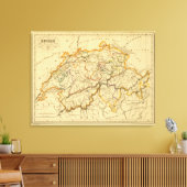 Schweiz 4 leinwanddruck (Insitu (Wohnzimmer))