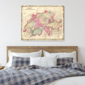 Schweiz 7 leinwanddruck (Insitu (Schlafzimmer))