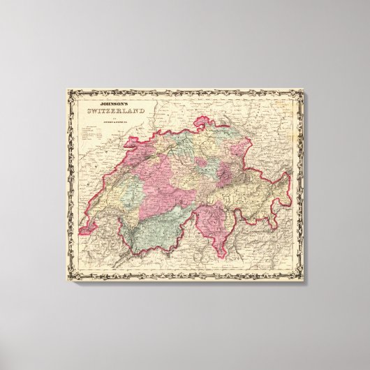 Schweiz 7 leinwanddruck (Vorderseite)