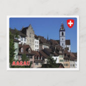 Schweiz - Aarau Postkarte (Vorderseite)