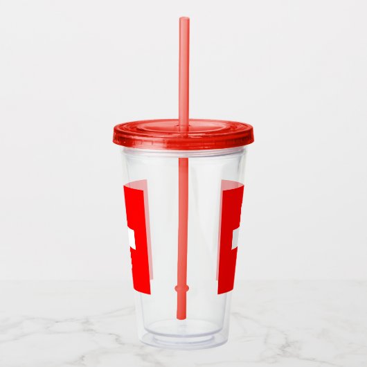 Schweiz Acryltrinkbecher (Rechts)