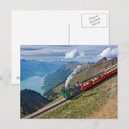 Schweiz Alpen Postkarte (Vorne/Hinten)