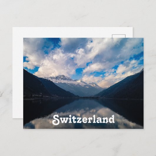 Schweiz Alpen / Schweizer Alpen Postkarte (Vorne/Hinten)