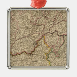 Schweiz, Alpen Silbernes Ornament