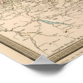 Schweiz Atlas Karte 2 Poster (Ecke)