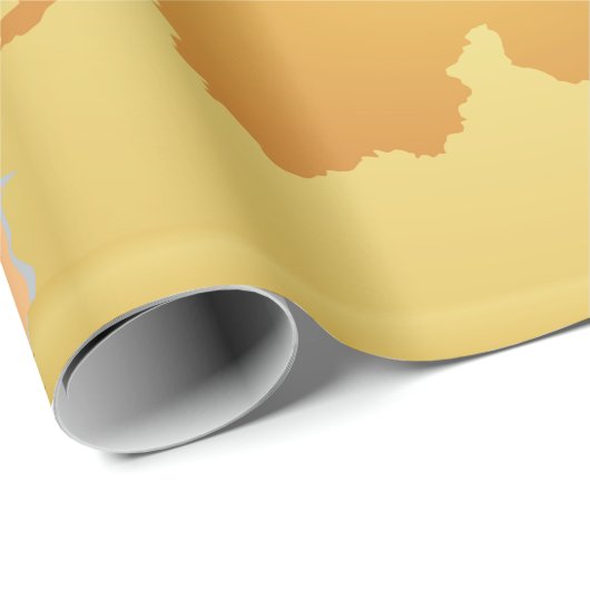 Schweiz auf Pergament Geschenkpapier (Rolleneckpunkt)