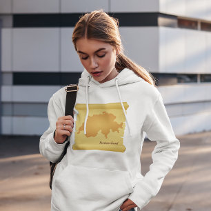 Schweiz auf Pergament Hoodie