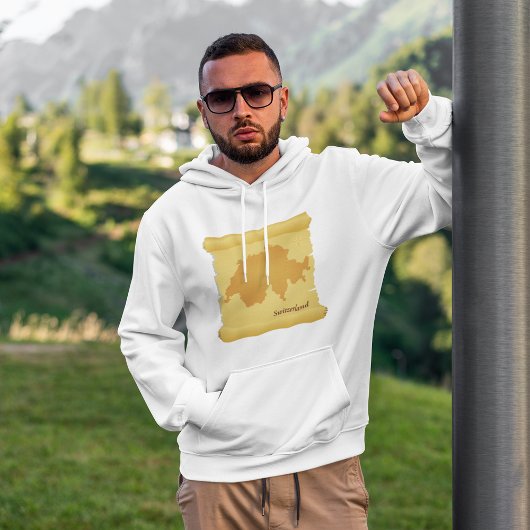 Schweiz auf Pergament Hoodie