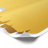 Schweiz auf Pergament Poster (Ecke)