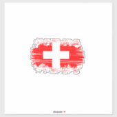 Schweiz Aufkleber (Blatt)