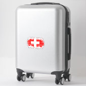 Schweiz Aufkleber (Koffer)