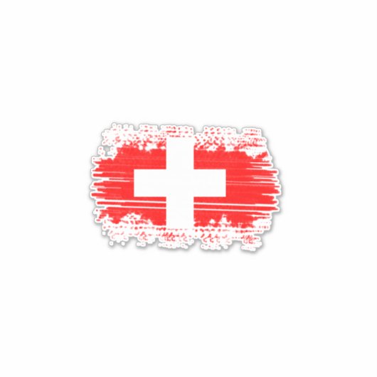 Schweiz Aufkleber (Vorderseite)