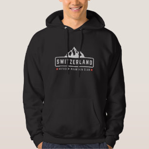 Schweiz Außenbereich Hoodie