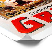 Schweiz Berg Poster (Ecke)