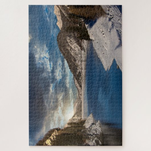 Schweiz Bergsee Jigsaw PUzzle (Vertikal)