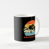 Schweiz Bergurlaub Rückzug Kaffeetasse (VorderseiteRechts)