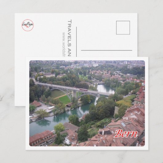 Schweiz - Bern - Postkarte (Vorne/Hinten)