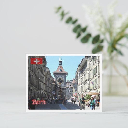 Schweiz - Bern - Postkarte (Stehend Vorderseite)